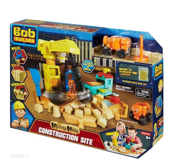 Fisher Price, placu budowy Boba + piasek kinetyczny